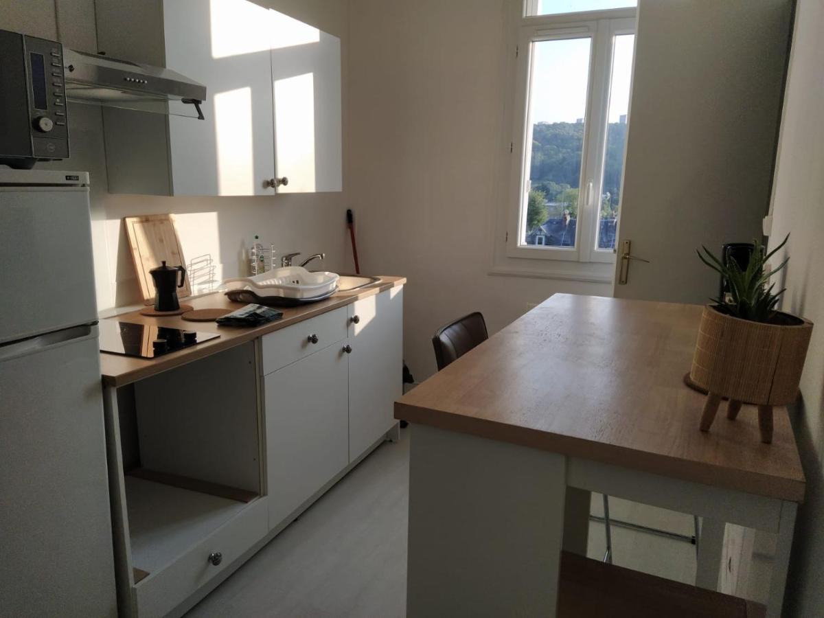 Le Nid Normand Avec Terrasse - Stationnement Facile Et Gratuit - 5 Min Seine Apartment Deville-les-Rouen ภายนอก รูปภาพ